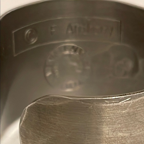F Anthony Wendell August Forge Silver (tone Cuff adjustable Bracelet cougar cat - Picture 7 of 14